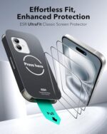 ESR 3 Pack for iPhone 16/iPhone 15 Screen Protector, Military Grade Shatterproof - Image 2