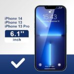 ImpactStrong Shatterproof Tempered Glass Screen Protector for iPhone 14 [Easy - Image 2