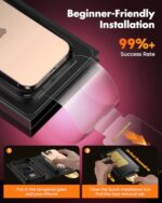 UNBREAKcable for iPhone 16 Screen Protector [Quick-Installation Box] 3-Pack 9H+ - Image 2