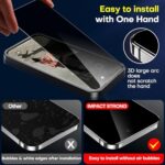 ImpactStrong Anti-Spy Privacy Screen Protector for iPhone 17 (6.3-Inch) - Image 2