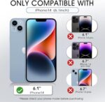 3 Pack TPU Screen Protector for iPhone 14, Self-Healing HD Clear Soft Flexible - Image 2