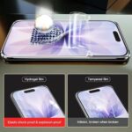 [2 Pack] Hydrogel Screen Protector for iPhone 17 - Image 2
