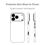 Protective Film White Skin Wrap Compatible with iPhone (for 17 Pro Max) - Image 2