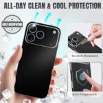 2Pcs Skin Wrap Compatible for iPhone 17 Pro – Slim Decal Vinyl Protective Film - Image 2