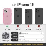 Follaroma for iPhone 15 Case, Heavy Duty Shockproof Protection Phone Cases - Image 2