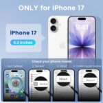 CACOE Magnetic Case for iPhone 17 6.3 inch, Clear - Image 2