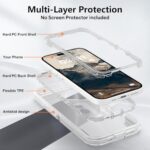 TUTUKII for iPhone 16 Case Clear, Anti-Drop, Transparent, Shockproof - Image 2