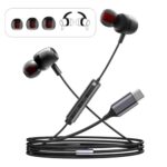 USB C Headphones Wired Earbuds for Samsung iPhone 17/16/15 Pro Max - Image 2