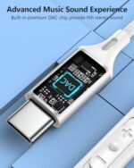 iPhone 17 USB C Headphones Wired, Earbuds with Microphone for iPhone 17e 16 - Image 2