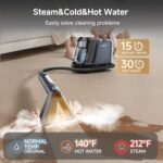Uwant Carpet Cleaner Machine with Steam&Hot&Cold Water Models 18Kpa Powerful - Image 2