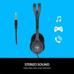 Logitech H111 Wired Headset Stereo Headphones - Black - Image 2