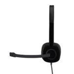 Logitech H151 Wired Headset Analog Stereo Headphones - Black - Image 2