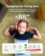 Belkin SoundForm Mini Kids Wired Headphones w/USB C to 3.5mm Dongle - Image 2