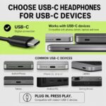 ARTIX USB C Headphones Wired for Kids & Adults with Mic & Volume Control - Image 2