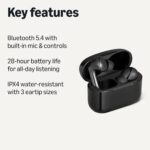Amazon Basics Bluetooth 5.4 True Wireless Earbuds, IPX4 Waterproof - Image 2