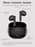 Lenovo E310 True Wireless Earbuds, Bluetooth 5.3 TWS Headphones with 13mm - Image 2