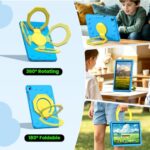 Kids Case for Samsung Galaxy Tab A9+/A11+ 11" with Pen Holder, Blue - Image 3