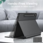JETech Folio Case for Samsung Galaxy Tab S10 Lite/S10 FE/S9 FE 10.9", Black - Image 3
