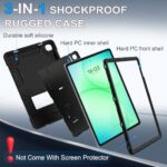 Shockproof Case for Samsung Galaxy Tab A11+ / A9+ Plus 11",Black - Image 3
