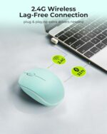 seenda Wireless Mouse for Laptop, 2.4G Noiseless Mouse with USB Receiver - Image 3