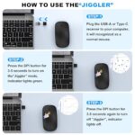 Bluetooth LED Wireless Mouse for MacBook Air iPad Pro Mac Laptop PC - Slim RGB - Image 3