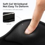 EooCoo Mouse Pad with Gel Wrist Rest, Ergonomic Mousepad Wrist Alignment - Image 3
