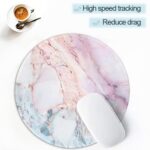 ITNRSIIET Marble Round Mouse Pad Pink Marble Customized Premium-Textured - Image 3
