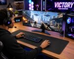 KTRIO Large Gaming Mouse Pad Desk Mat for Gamer, 31.5" x 11.8", Black, XL - Image 3