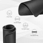 JIKIOU 3 Pack Mouse Pad with Stitched Edge, Perfect Size 10.2x8.3in Black - Image 3
