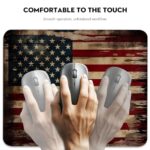 Vintage American Flag Mouse Pad - Patriotic Durability for Your Desk - Image 3