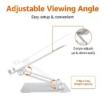Amazon Basics Sturdy and Portable Ergonomic Laptop Stand for Desk - Image 3