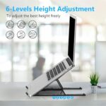 Adjustable Laptop Stand, Portable Laptop Riser for Desk - Image 3