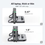 UGREEN Vertical Laptop Stand Holder for Desk Compatible with MacBook Pro - Image 3