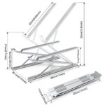 Laptop Stand Adjustable Portable Aluminum for 10" - 17" Laptop Tablet - Image 3