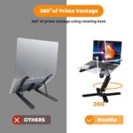 Moallia N86 360 Rotating Laptop Stand, Adjustable Height & Angle - Image 3