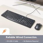 X9 Performance Wired Keyboard - Ultra Slim Full Size Ergonomic Computer Keyboard - Image 3