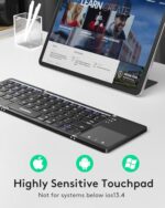 Samsers Foldable Bluetooth Keyboard with Touchpad - Portable Wireless Keyboard - Image 2