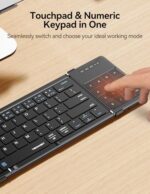 TECKNET Foldable Bluetooth Keyboard with Touchpad & Numpad - Image 2