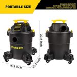 Stanley - SL18116P Wet/Dry Vacuum, 6 Gallon, 4 Horsepower Black - Image 3