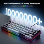 GEODMAER 65% Gaming Keyboard, Wired Backlit Mini Keyboard - Image 3