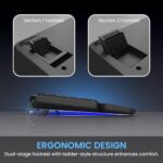 COLIKES Wireless Ergonomic Keyboard, Backlit Keyboard Silent with 15 RGB - Image 3