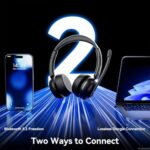 Wireless Headset with Mic for Work, Bluetooth Headset with Microphone Noise - Image 3