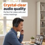 Amazon Basics On Ear Wired Computer Headset with Adjustable Microphone - Image 3