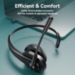 Sarevile Bluetooth Headset with USB Dongle for Computer - Image 3