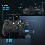 YAEYE Wired Controller for Xbox 360, Game Controller for 360 with Dual-Vibration - Image 3