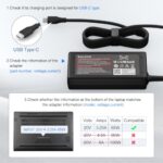 65W USB C Laptop Charger Compatible with HP Chromebook/Lenovo/Dell/Acer and More - Image 3