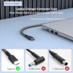 ROAYEWEY New Slim 65W USB C Charger Compatible with HP Spectre X360 14 2 in 1 - Image 4