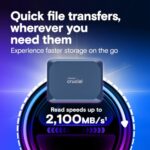 Crucial X10 2TB Portable SSD, Up to 2,100MB/s, USB 3.2 USB-C - Image 3