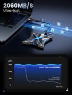 MOVE SPEED Magnetic 2TB Portable External SSD - 2000MB/s USB-C 3.2x2 - Image 4