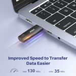 JOIOT 128GB USB C Flash Drive Dual USB 3.0 Flash Drive Type C + USB A Portable - Image 3
